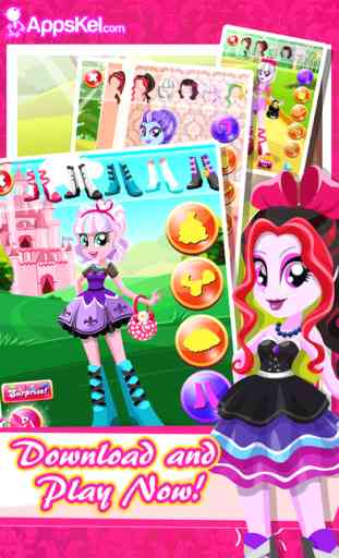 Pony High Friendship Salon – Dress Up Games Free 4