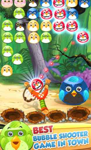 Pop The Birdy - Bubble Shooter Cross Finger Puzzles 2