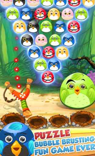 Pop The Birdy - Bubble Shooter Cross Finger Puzzles 4