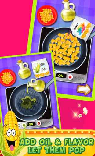 Popcorn Maker-Kids Girls free cooking fun game 1