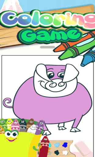 Preeschool Coloring Free Happy Pig 4