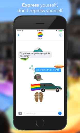 Pridemoji: Show LGBT Pride w/ Gay Emoji & Stickers 2