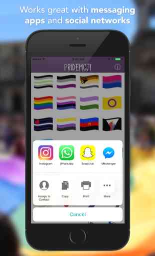 Pridemoji: Show LGBT Pride w/ Gay Emoji & Stickers 3