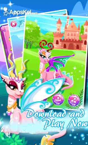 Princess Baby Dragon Dress Up – Monster Pets Salon 4