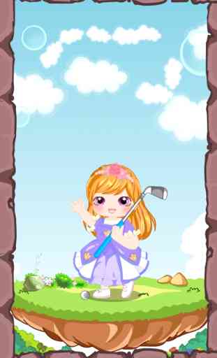 Princess playing golf - simulation golf game 2