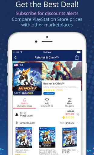 PS Deals - Price Alerts for PlayStation Store App 2