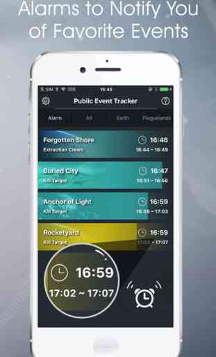 Public Events Tracker - companion app for Destiny 2