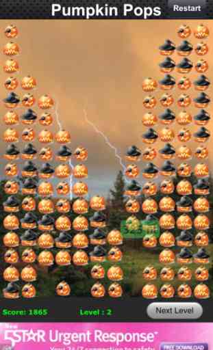 Pumpkin Pops! - Free popping strategy game for pumpkin lovers 3