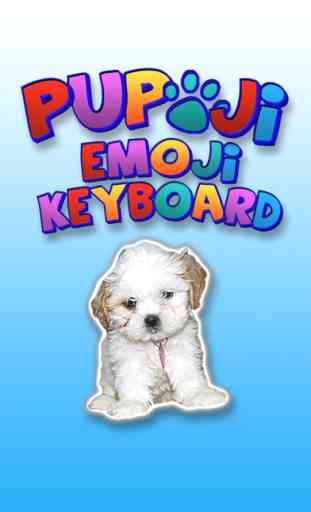 Pupoji - Cute Dog Emoji Keyboard Puppy Face Emojis 1