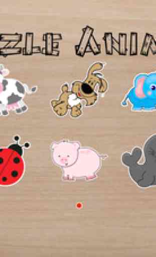 Puzzle Animals for Kids 1