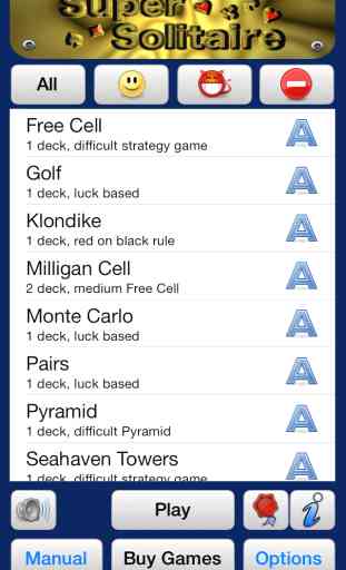 Pyramid Solitaire Games 1