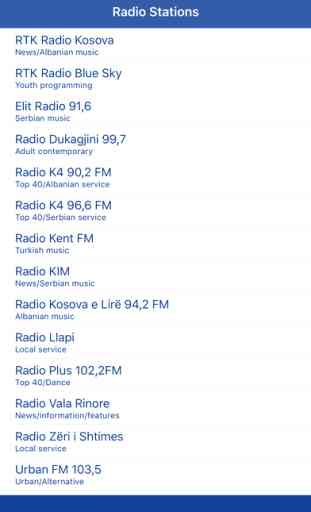 Radio Kosovo FM - Streaming and listen to live online music, news show and Kosovar charts muzikë 1