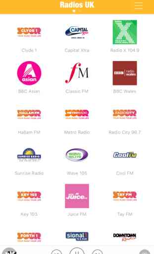 Radios UK FM (UK Radios, British Radios) - Include Capital FM, Heart, Absolute Radio, Smooth Radio, BBC Radio, Classic FM 3