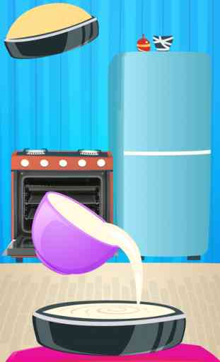 Rainbow Cake Maker - A crazy kitchen christmas cake tower making, baking & decorating game 4