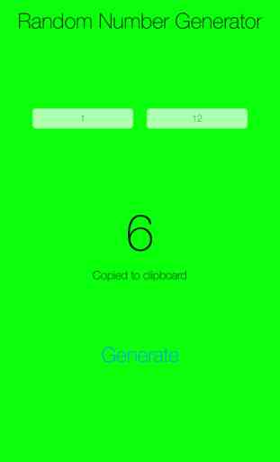 Random Number Generator - Generate random numbers and copy them to the clipboard 2