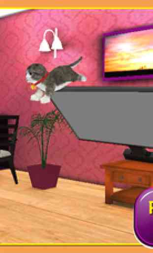 Real Cat Simulator 3D - Little Cute Kitty Simulation Game to Explore & Play in Home 1