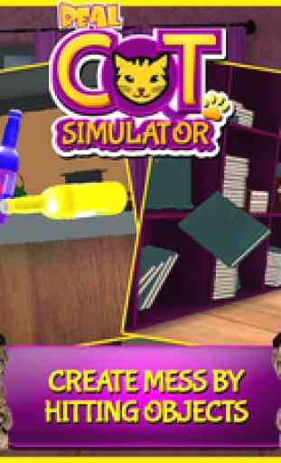 Real Cat Simulator 3D - Little Cute Kitty Simulation Game to Explore & Play in Home 2