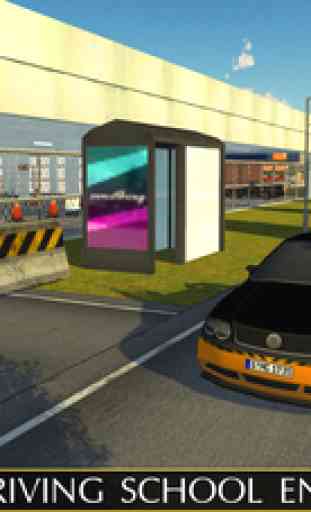 Real City Car Driving School Simulator: Driving test and car parking game 4