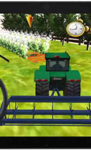 Real Corn Farming Tractor trolley Simulator 3d 2016 – free crazy farmer Harvester cultivator pro driving village sim 4