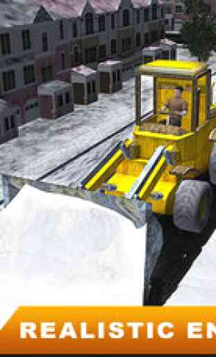 Real Snow Plow Truck Simulator 3D – Operate Heavy Excavator Crane to Clear the Ice Road 2