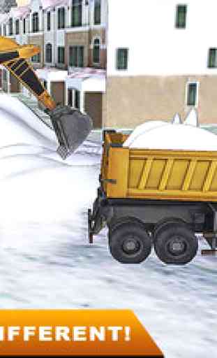 Real Snow Plow Truck Simulator 3D – Operate Heavy Excavator Crane to Clear the Ice Road 4
