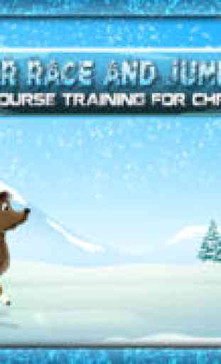 Reindeer Race and Jump agility obstacle course : Training for Christmas Day - Free 1