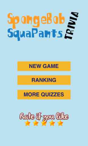 Quiz for Spongebob Squarepants - Trivia for the TV show fans 1
