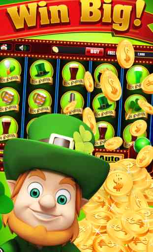 Race to Celebrate the Lucky Green Leprechaun Casino Vegas Slots 1