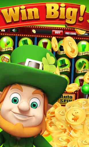 Race to Celebrate the Lucky Green Leprechaun Casino Vegas Slots 3