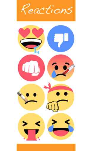 Reactions Stickers for Facebook,WhatsApp,SnapChat 1
