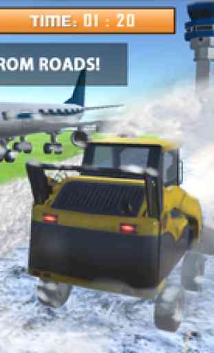 Real Airport Snow Plow Winter Truck Driving 3D 1