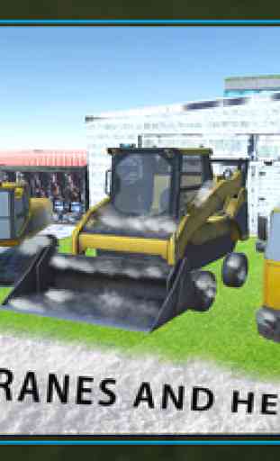 Real Airport Snow Plow Winter Truck Driving 3D 2