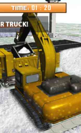 Real Airport Snow Plow Winter Truck Driving 3D 3