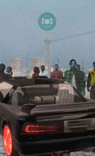 Real Lara Car driving in Zombie City 2
