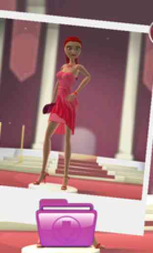 Red Carpet 3D Dress Up Game: Fashion Makeover Girls Games 4