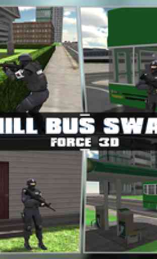 Rescue Swat police tourist bus car chase 3