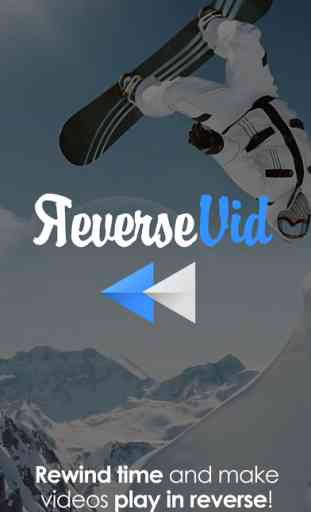 Reverse Vid - Video Rewind Editor for Backwards & Instant Replay Movies For Vine and Instagram 1
