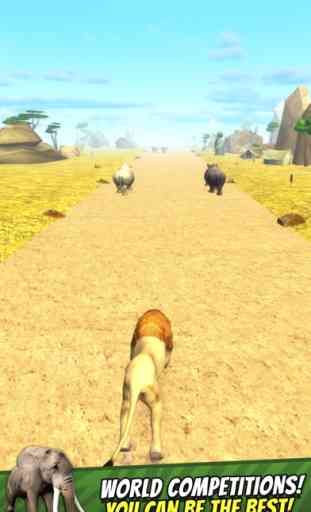 Safari Run Free - Wild Animal Jam Running Survival Games for Kids 4