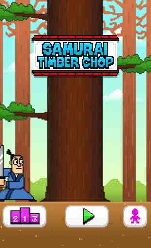 Samurai Timber Chop - Slice and Cut the Tree, Avoid the Falling Branches 1