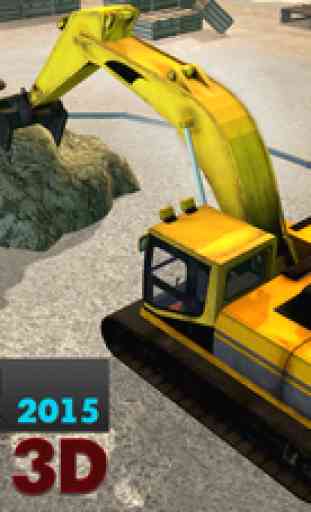 Sand Excavator City Builder 2015 – 3D heavy construction equipment simulation game 1