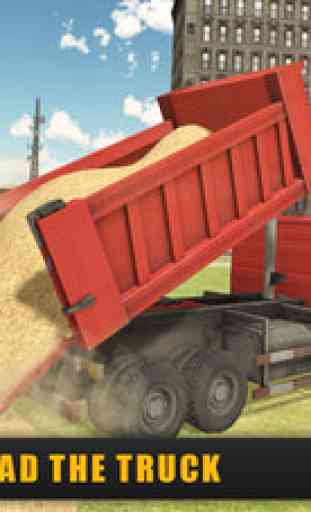 Sand Excavator Crane Simulator 3D - Be a Crane Operator & Drive loader Truck From Quarry To Construction Site 1
