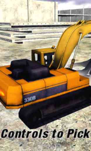 Sand Excavator – Heavy Duty Digger machine Construction Crane Dump Truck Loader 3D Simulator Game 3