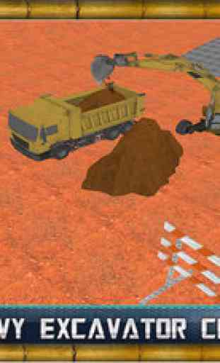 Sand Excavator Simulator 2016 - Heavy Machinery City Road Construction Truck Game 1