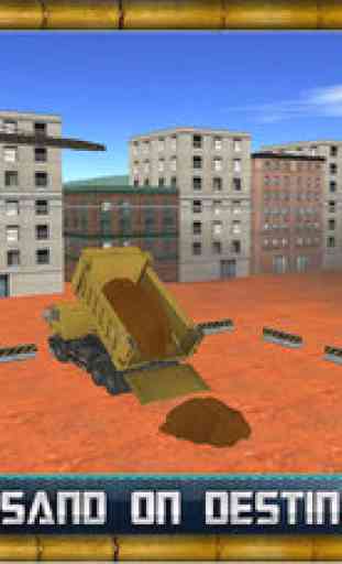 Sand Excavator Simulator 2016 - Heavy Machinery City Road Construction Truck Game 3