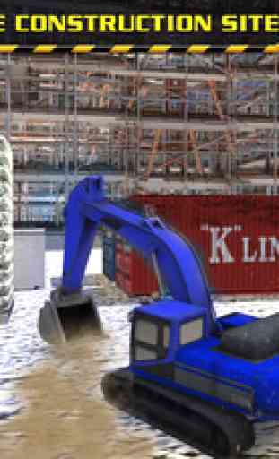 Sand Excavator Simulator 3D – Construction Zone Crane Operator and Heavy Dump Truck Driving Challenge 3