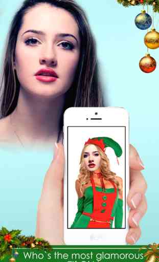 Santa Claus Merry Christmas Photo Booth Free Fun Camera Fx Holiday app For Happy New Year 2015 2