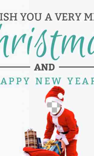 Santa Claus Merry Christmas Photo Booth Free Fun Camera Fx Holiday app For Happy New Year 2015 3