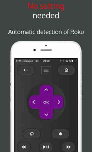 Rokumotee - remote for Roku 3