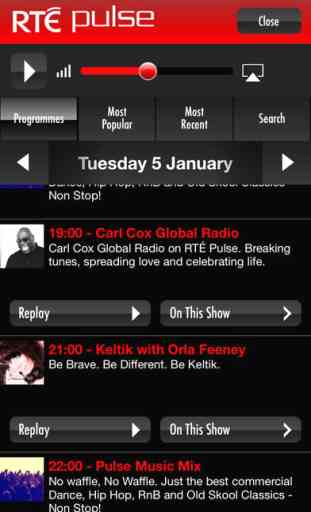 RTÉ Radio Player 2