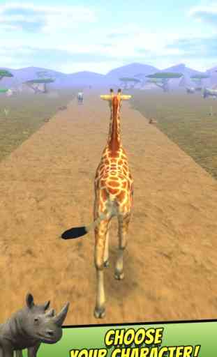 Safari Animal Sim - Free Animal Games Simulator Racing For Kids 2